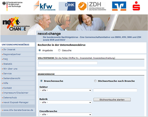Unternehmensb�rse nexxt-change